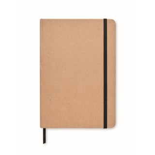 Libreta A5 cartón reciclado con hojas rayadas